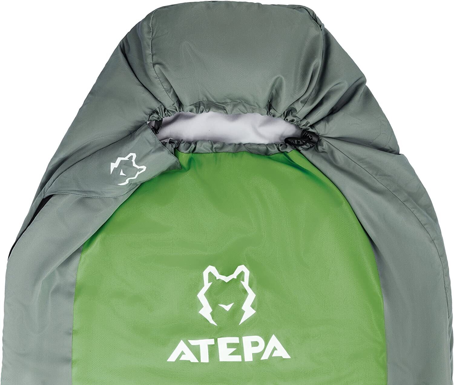 Compact 1000 Ultra-Light Mummy Sleeping Bag – 2-3 Seasons, 1.1 kg (200 x 80 x 50 cm), Perfect for Camping, Hiking, Festivals, Backpacking &amp; Home