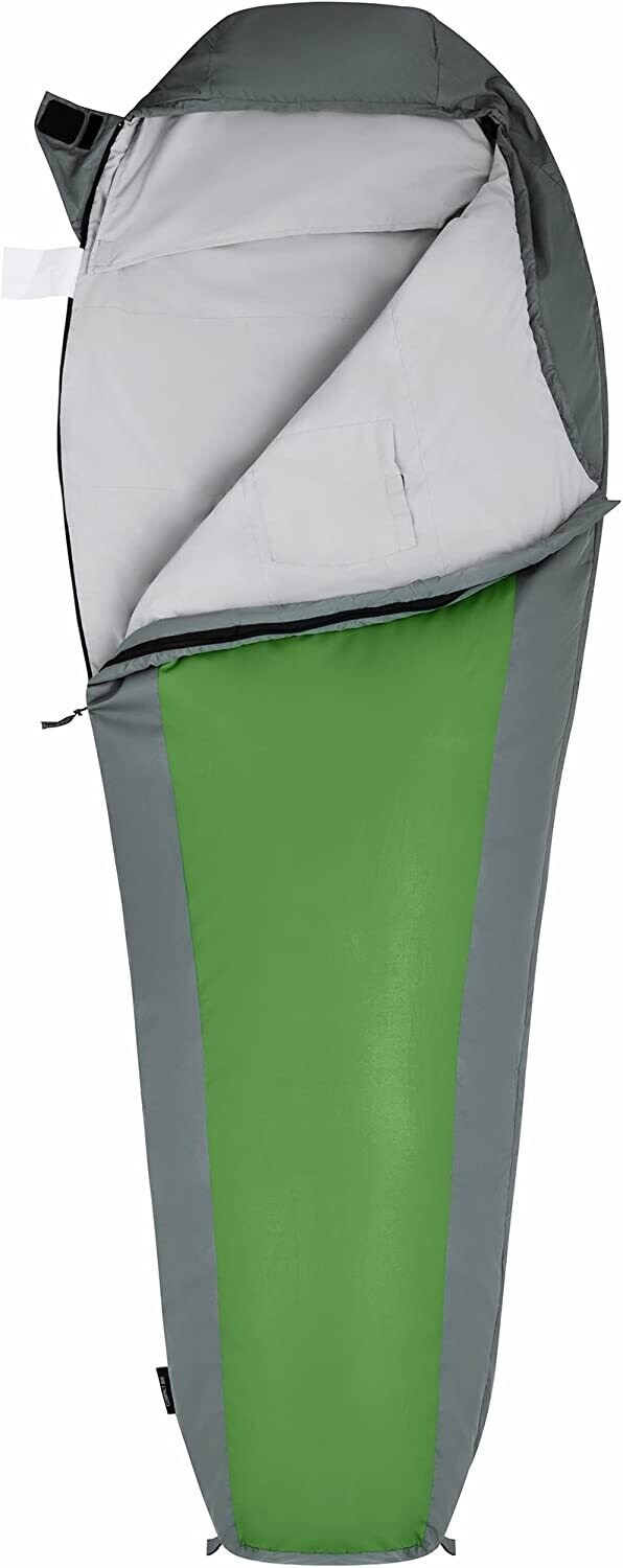 Compact 1000 Ultra-Light Mummy Sleeping Bag – 2-3 Seasons, 1.1 kg (200 x 80 x 50 cm), Perfect for Camping, Hiking, Festivals, Backpacking &amp; Home
