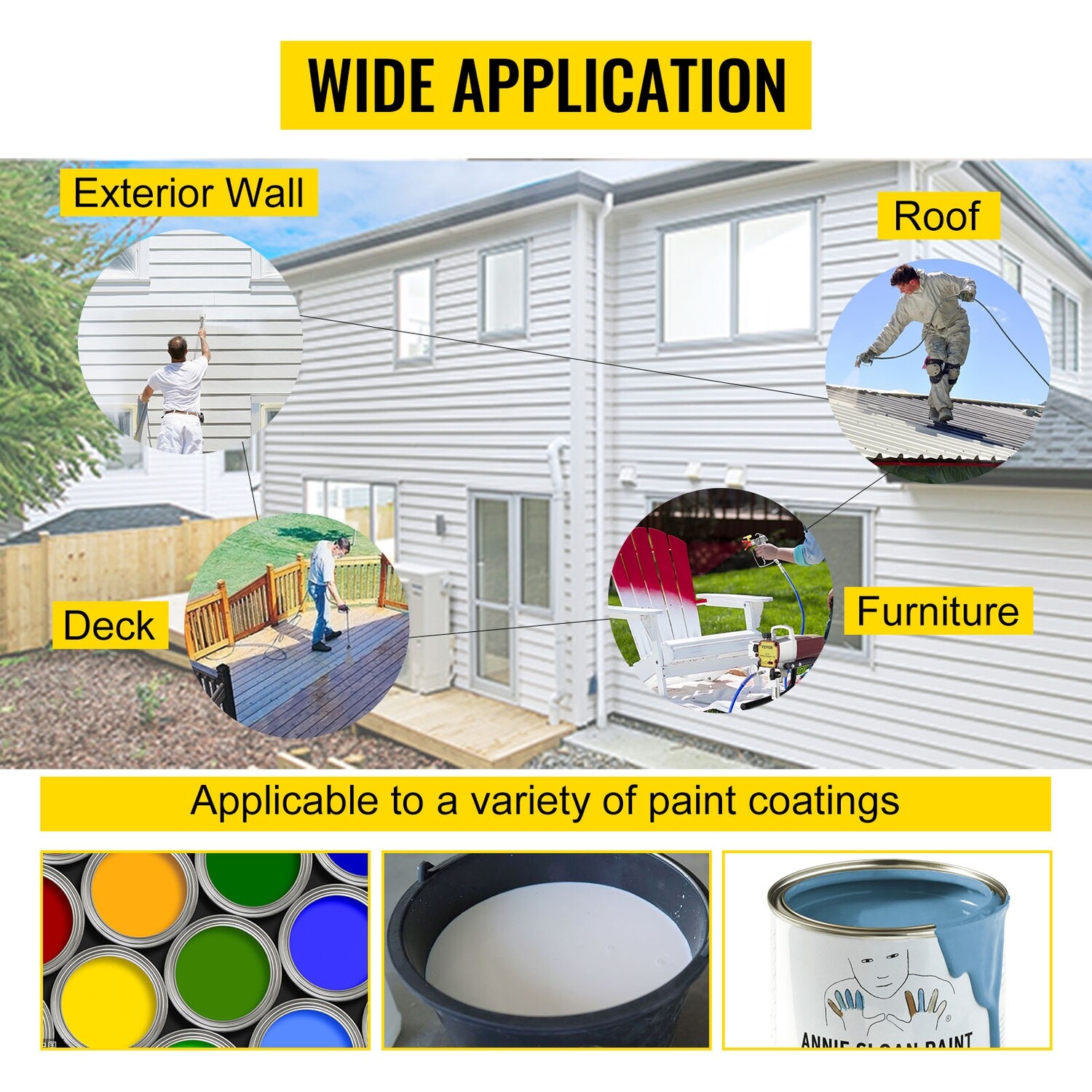 High-Pressure Airless Paint Sprayer Machine for Professional Painting and Coating