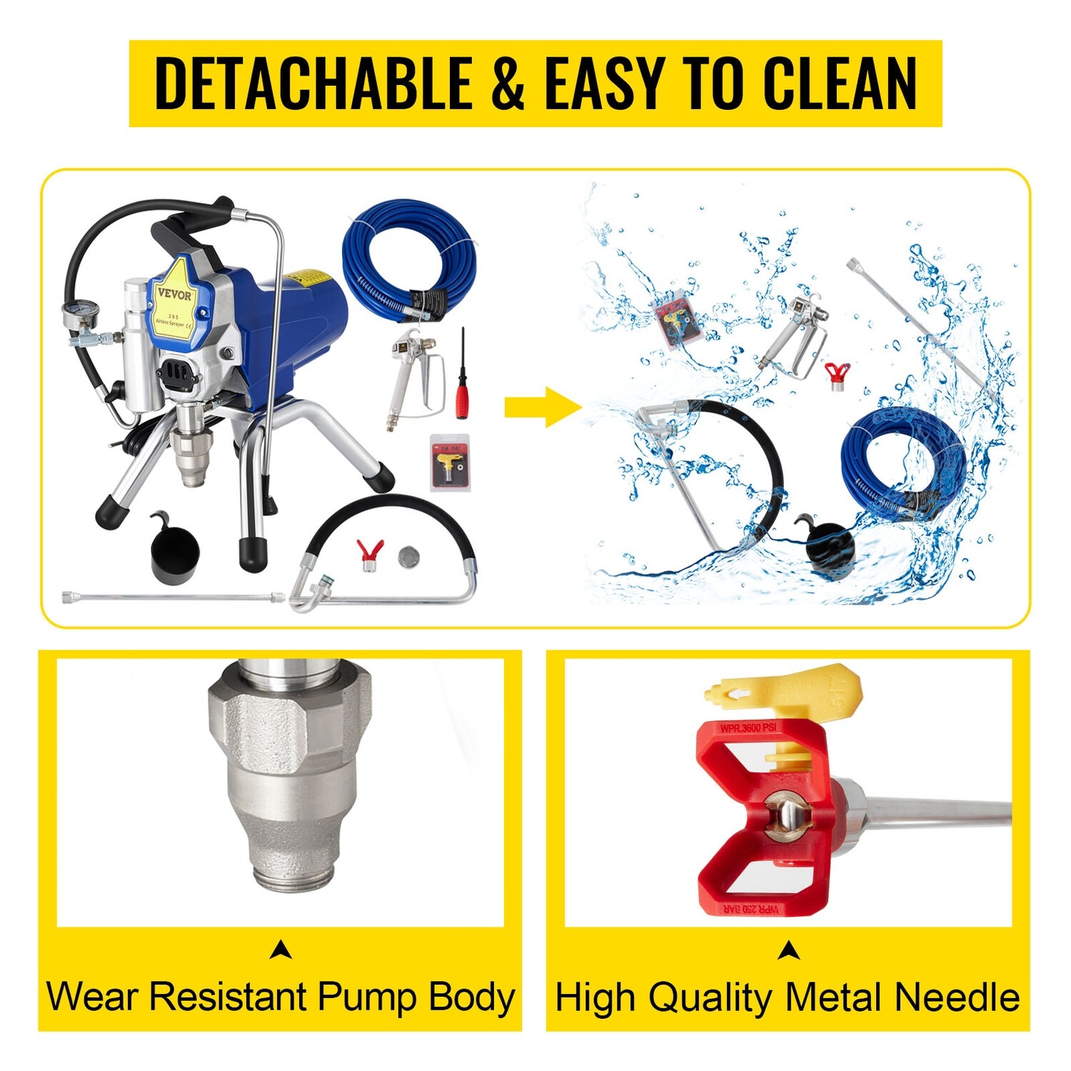 High-Pressure Airless Paint Sprayer Machine for Professional Painting and Coating