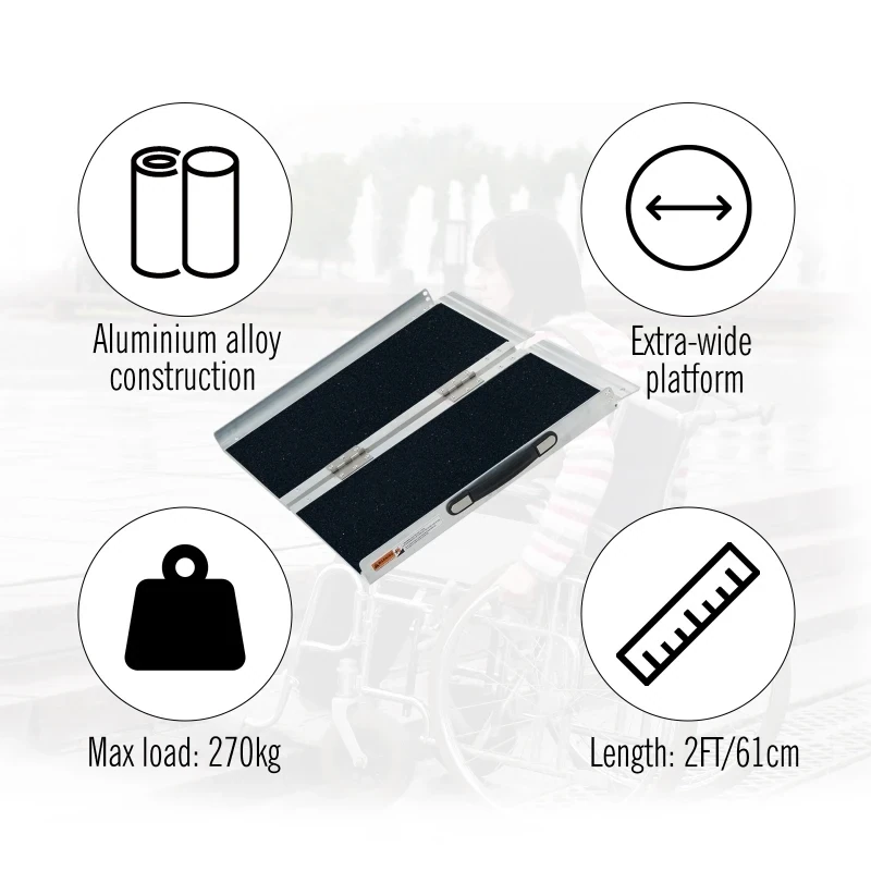 Multi-Purpose Aluminium Mobility Assistance Ramp
