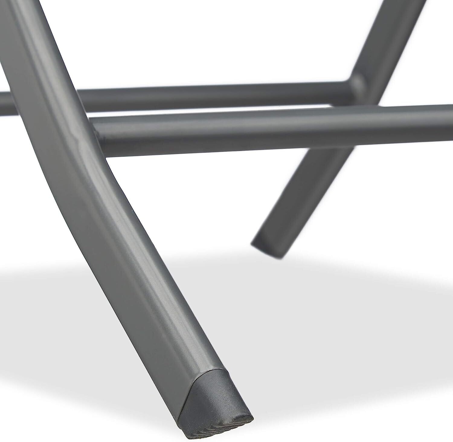 Table for Folding Balcony with Decorative Glass Top
