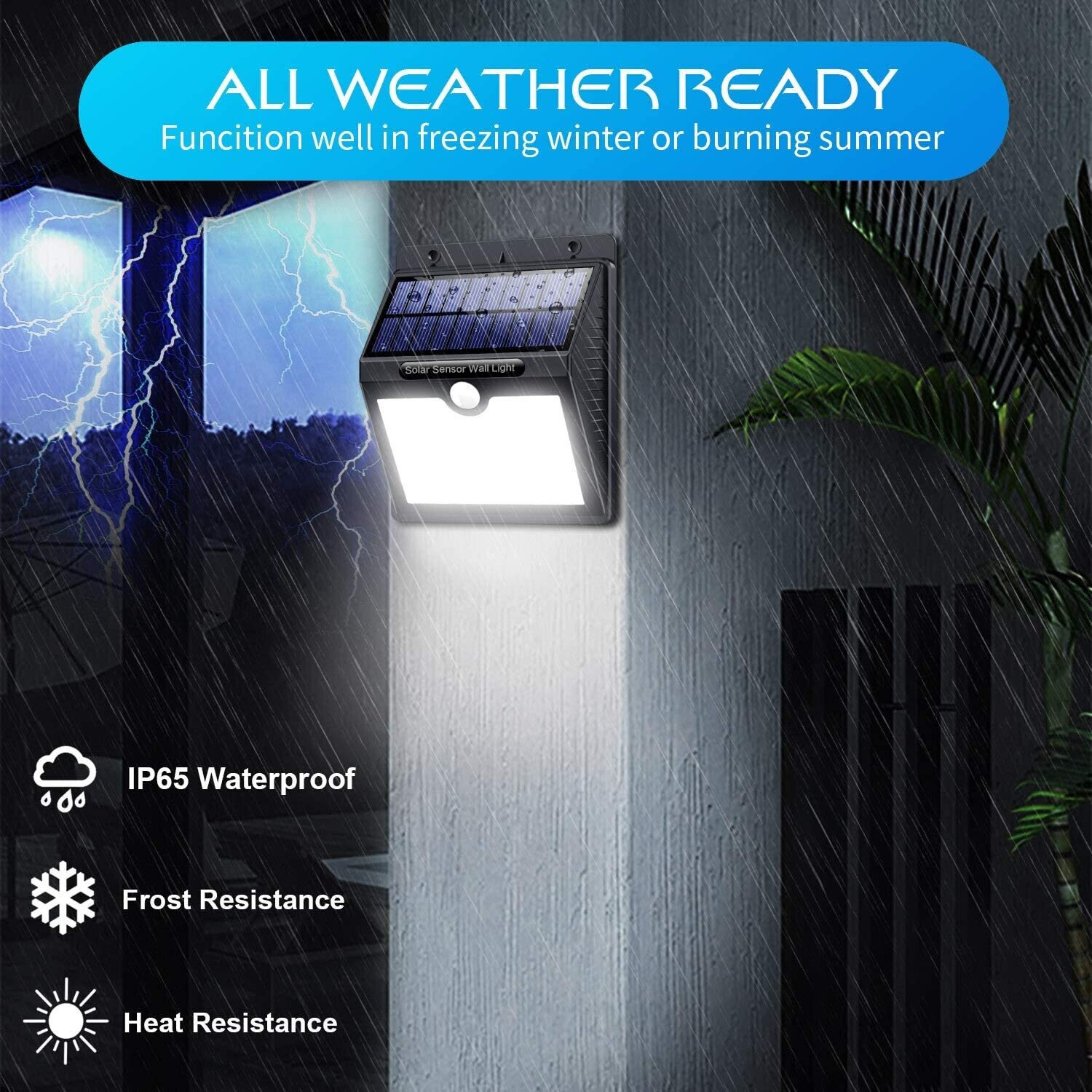 Outdoor Waterproof Sensor Solar Lights