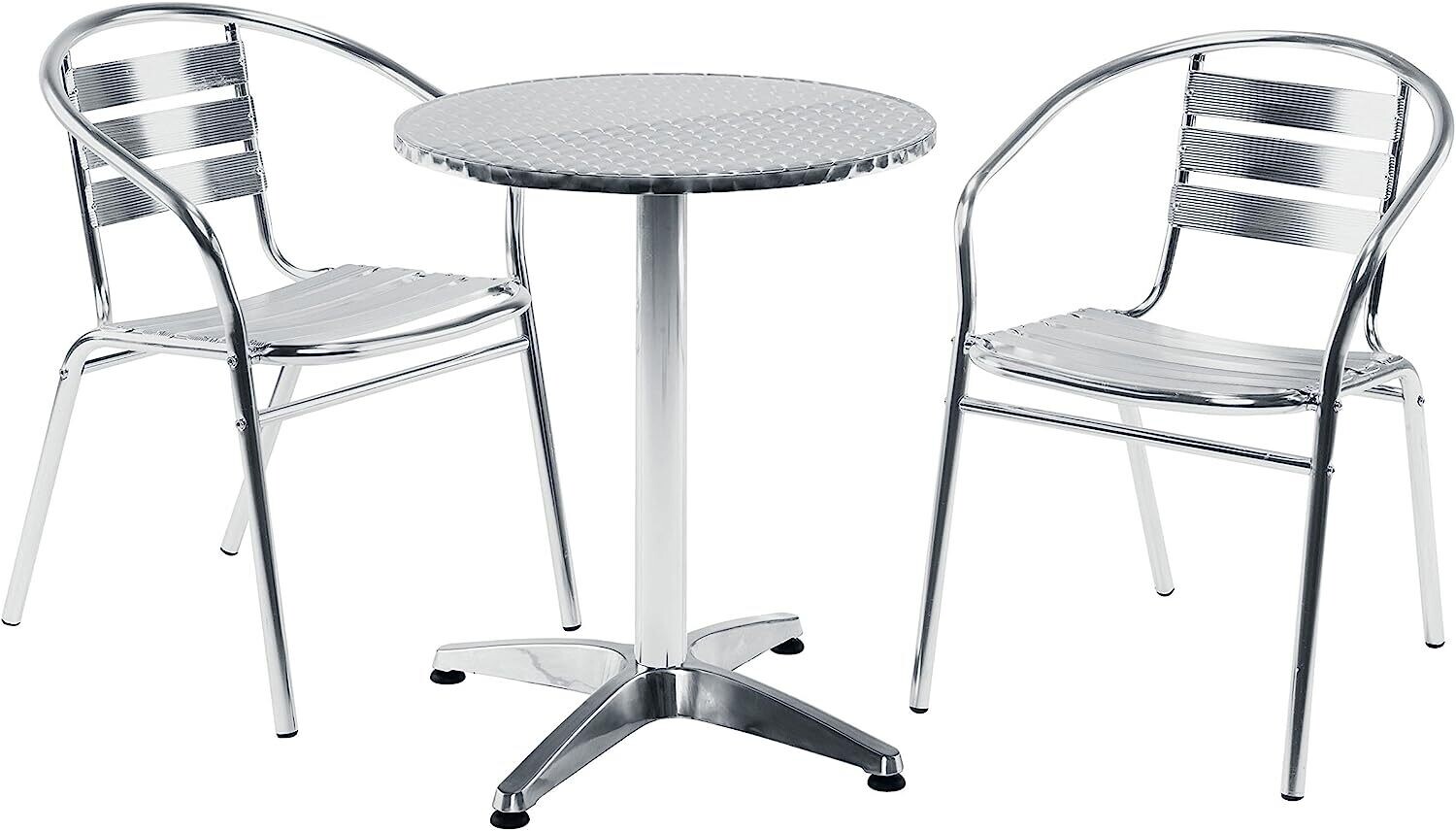 Outdoor and Indoor Round Cafe Bistro Restaurant Table