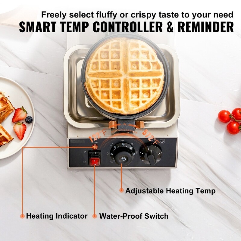 Commercial Donut Electric Waffle Maker Machine, for Donut, Oven Egg  &amp; Bread Maker