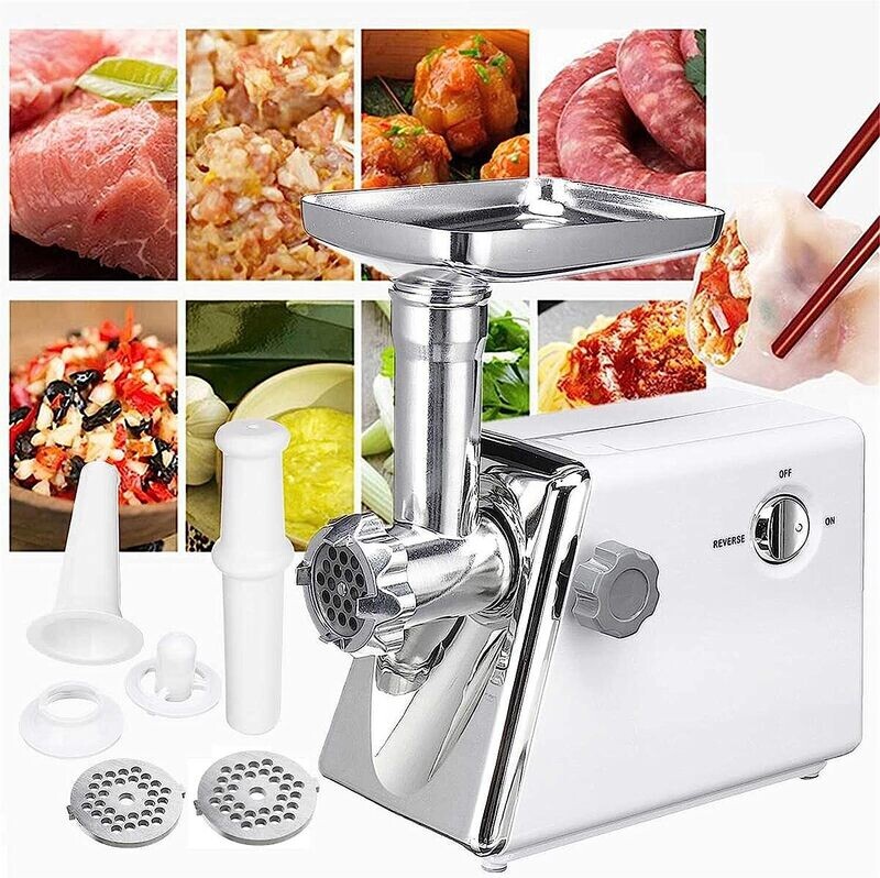 Electric Meat Grinder Sausage Stuffer Food Processor Grinding Mincing Stirring Mixing Machine 220V, 2800W