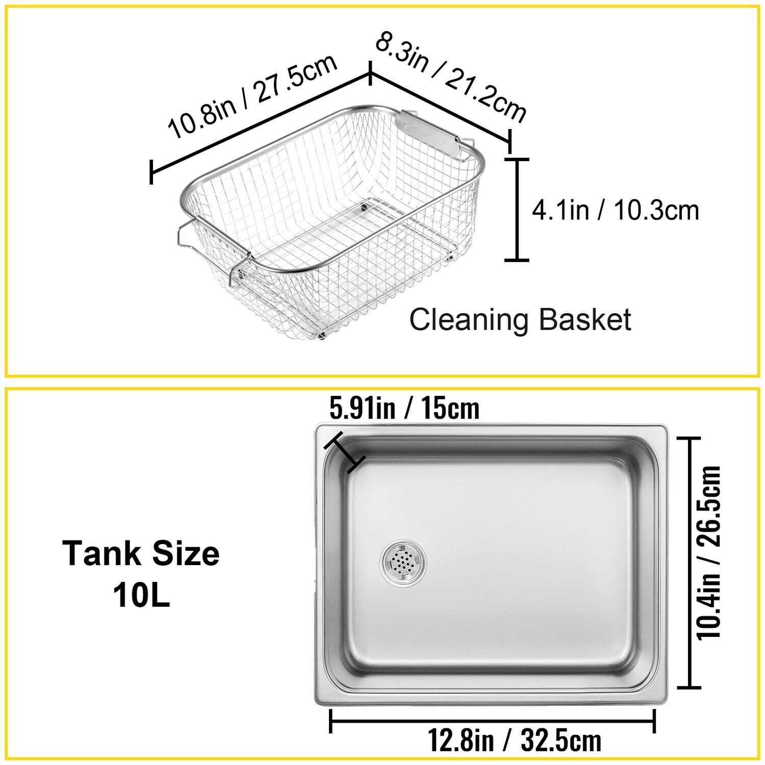 750ml/2L/3L/6L/10L/15L/22L/30L Professional Washing Machine Ultrasonic Cleaner - Stainless Steel, Multifunctional with Digital Heating and Timer for Efficient Cleaning