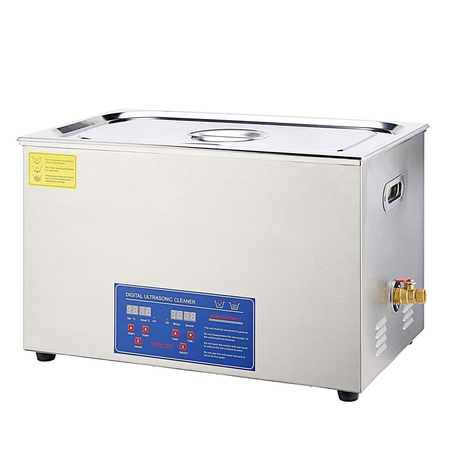 750ml/2L/3L/6L/10L/15L/22L/30L Professional Washing Machine Ultrasonic Cleaner - Stainless Steel, Multifunctional with Digital Heating and Timer for Efficient Cleaning
