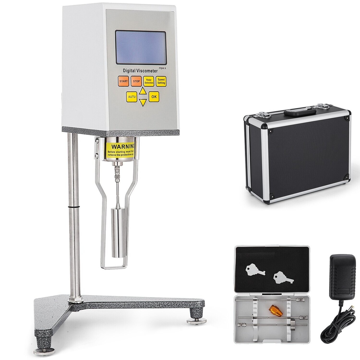 New Digital Display Rotary Viscometer Laboratory Large Range Viscometer Newton Fluid Pointer Tester LCD NDJ-5S/NDJ-8S/NDJ-9S