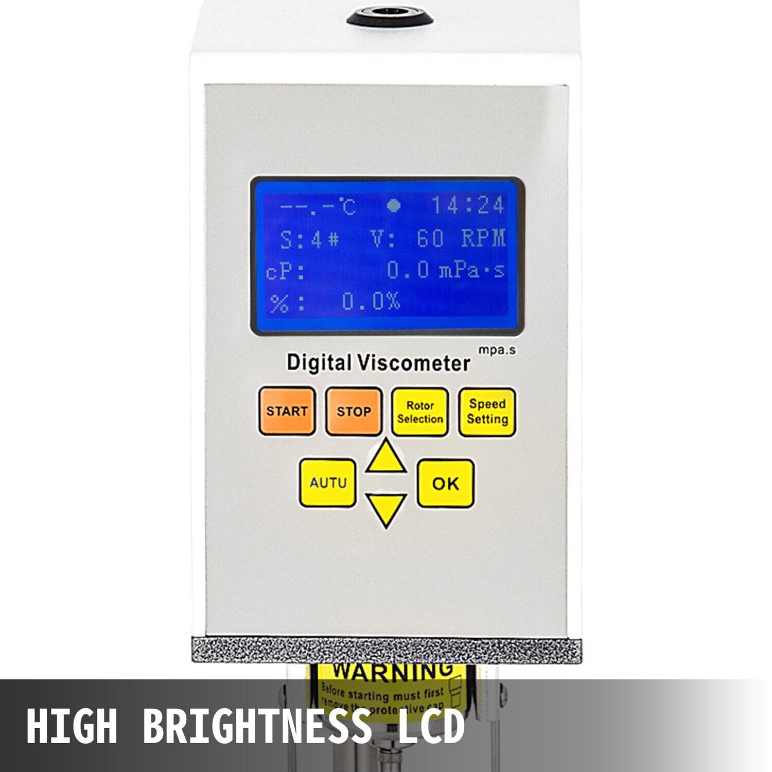New Digital Display Rotary Viscometer Laboratory Large Range Viscometer Newton Fluid Pointer Tester LCD NDJ-5S/NDJ-8S/NDJ-9S