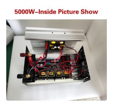 3000W - 8000W 12V/24V Solar Inverter Automatic Converter with 12V to 220V Transformer - Efficient Voltage Transformation for Off-Grid and Solar Power Systems
