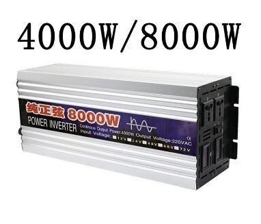 3000W - 8000W 12V/24V Solar Inverter Automatic Converter with 12V to 220V Transformer - Efficient Voltage Transformation for Off-Grid and Solar Power Systems