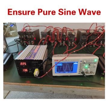 3000W - 8000W 12V/24V Solar Inverter Automatic Converter with 12V to 220V Transformer - Efficient Voltage Transformation for Off-Grid and Solar Power Systems