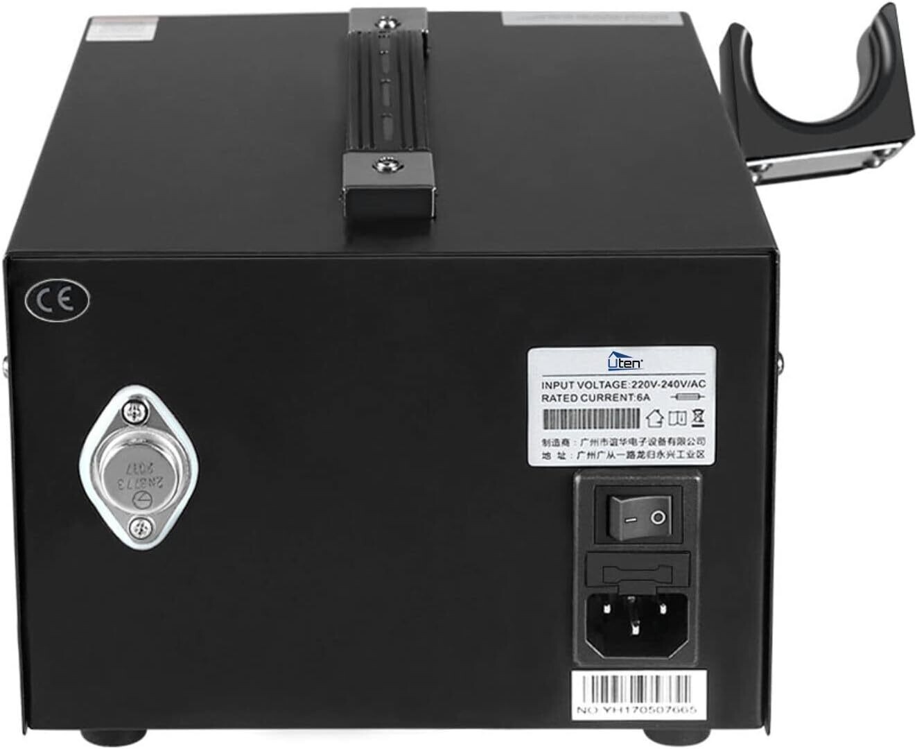 Professional Digital Hot Air Rework and Soldering Station Temperature Adjustable, LED Display