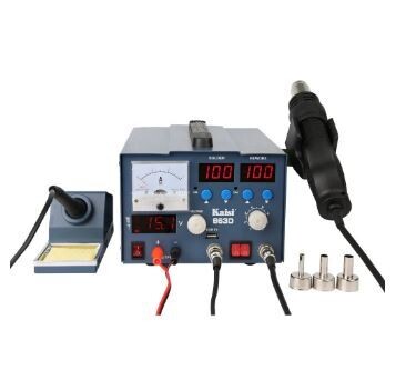 Professional Digital Hot Air Rework and Soldering Station Temperature Adjustable, LED Display