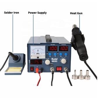 Professional Digital Hot Air Rework and Soldering Station Temperature Adjustable, LED Display