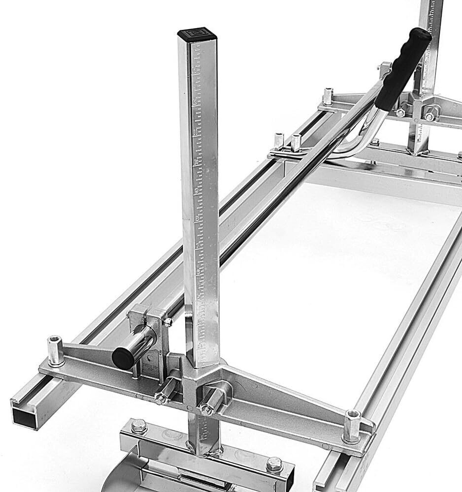 Chainsaw Mill and Rail Mill Guide System, Portable Sawmill 14&quot;-36&quot; Guide Bar, 9ft Aluminum Saw Milling Rail Guide with Chainsaw Planking Mill for Woodworkers and Carpenters