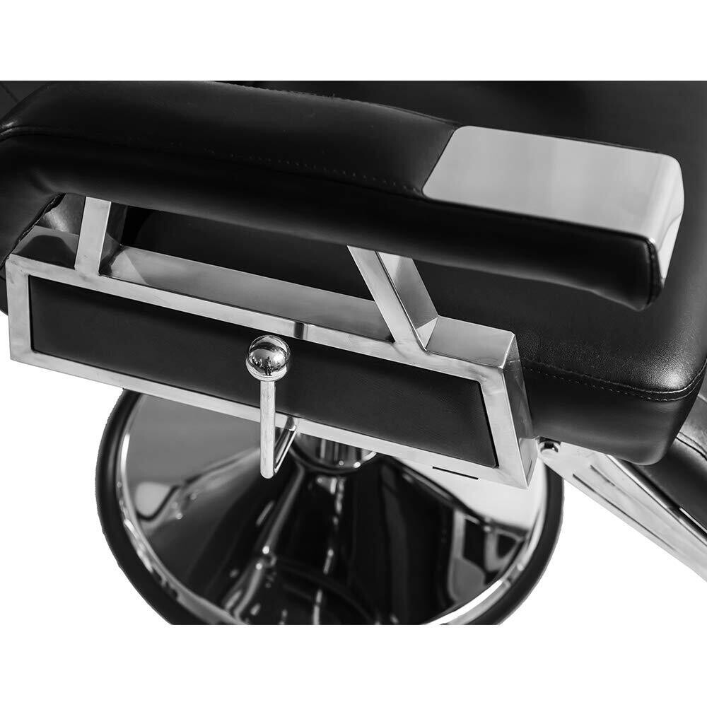 Professional Hairdressing Chair, High-Quality Faux Leather, Hydraulic Retractable