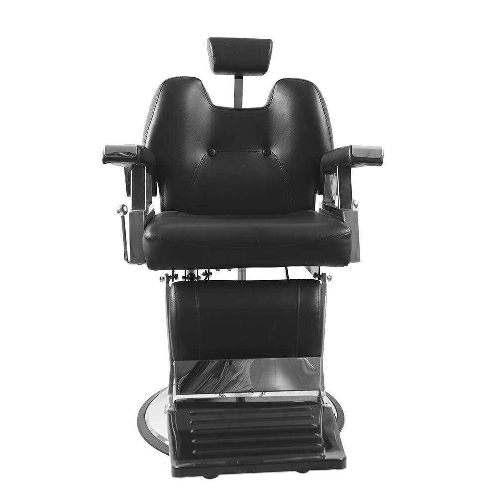 Professional Hairdressing Chair, High-Quality Faux Leather, Hydraulic Retractable