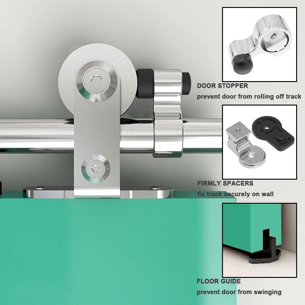 Sliding Door Kit with Hanging Rail Sliding Door System in various sizes