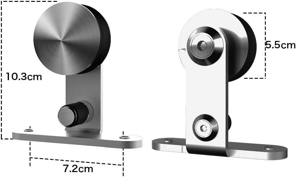 Sliding Door Kit with Hanging Rail Sliding Door System in various sizes