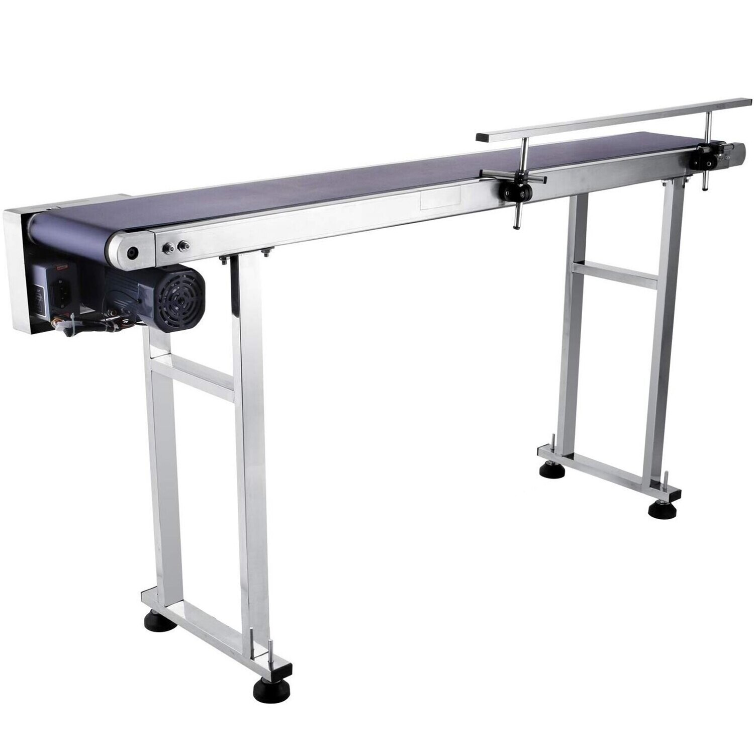 Electric Conveyor Machine with Adjustable PVC Belt – 1500MM x 198MM Stainless Steel Anti-Static Coding Conveyor for Industrial Use