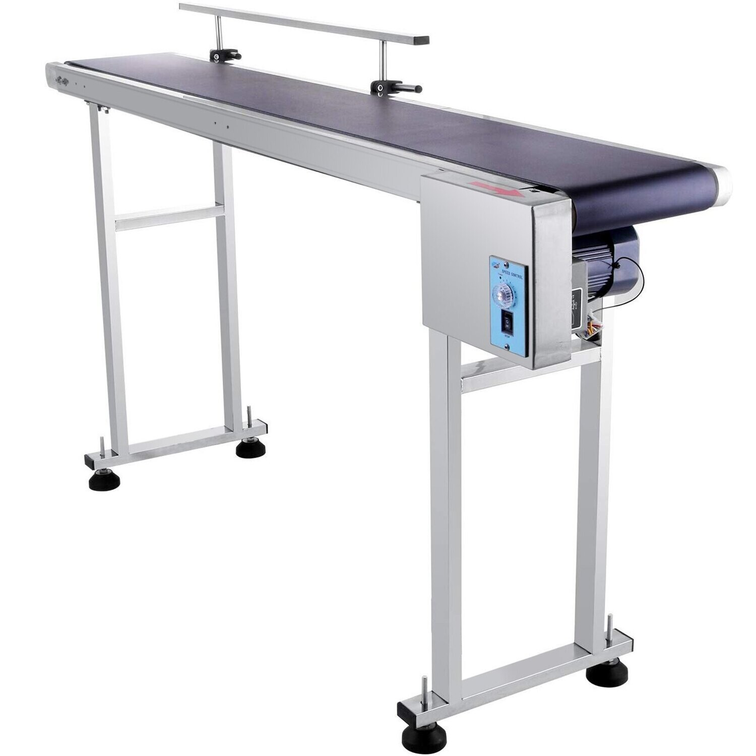 Electric Conveyor Machine with Adjustable PVC Belt – 1500MM x 198MM Stainless Steel Anti-Static Coding Conveyor for Industrial Use