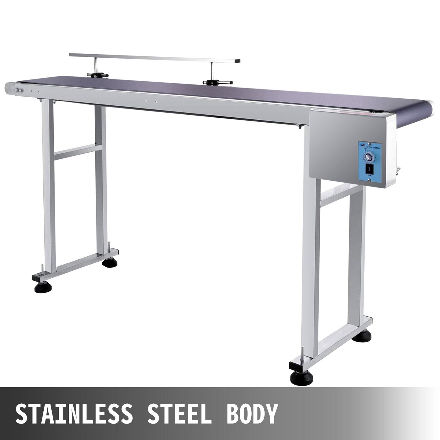 Electric Conveyor Machine with Adjustable PVC Belt – 1500MM x 198MM Stainless Steel Anti-Static Coding Conveyor for Industrial Use