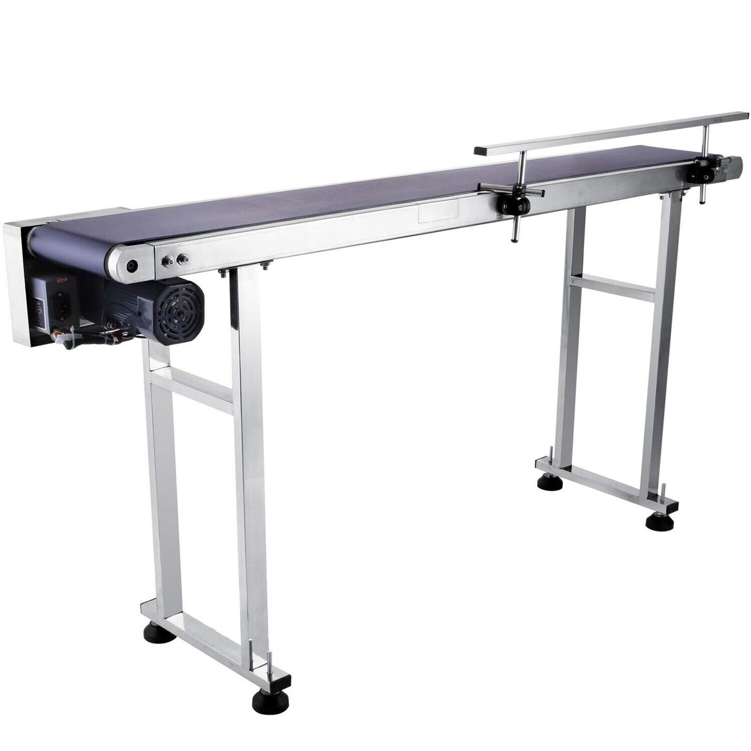 Electric Conveyor Machine with Adjustable PVC Belt – 1500MM x 198MM Stainless Steel Anti-Static Coding Conveyor for Industrial Use