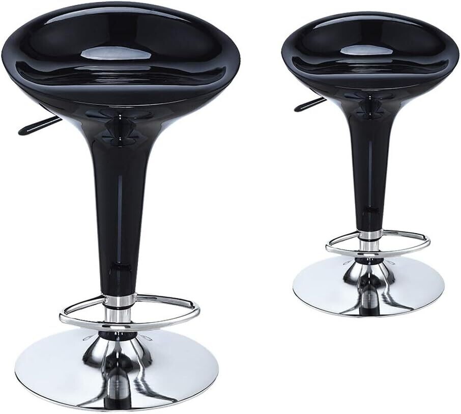 2 bar stools Chairs for counters Great Value Gas Lift Bar/Kitchen Stools Ideal for Any Home Business 38.5cm