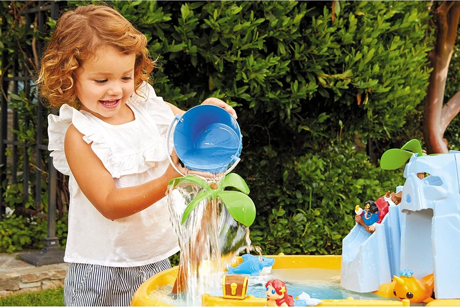 Outdoor Garden Water Table Playset Island Wavemaker  Safe, Durable and Portable for Toddlers