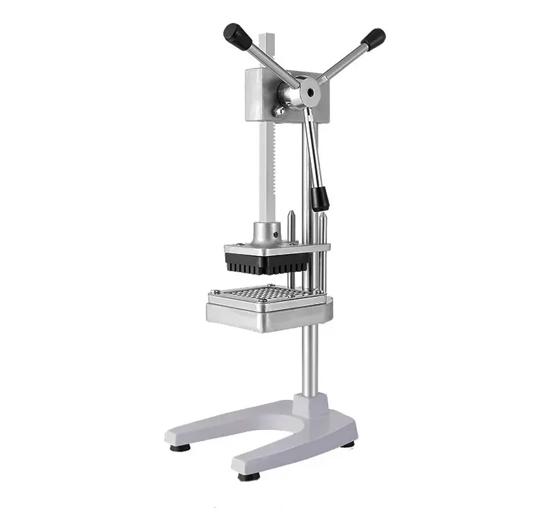 Commercial Fruit &amp; Vegetable Chopper with 4 Rotating Blades, Heavy-Duty Slicer &amp; Dicer for Kitchens.