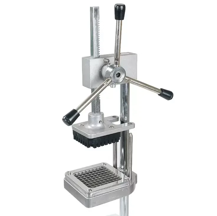 Commercial Fruit &amp; Vegetable Chopper with 4 Rotating Blades, Heavy-Duty Slicer &amp; Dicer for Kitchens.