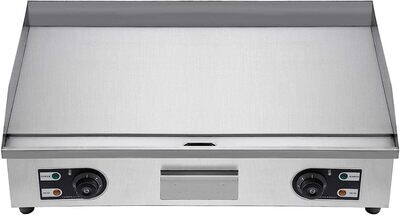 30" Electric Flat Griddle - High-Powered 4400W Countertop Grill for Quick and Efficient Cooking - Ideal for Breakfast, Pancakes, Burgers, and More - Durable, Easy-to-Clean Surface with Adjustable Temp