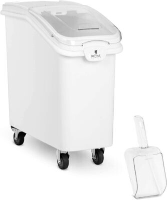 Ingredient Bin 21 Gallon with Scoop, Commercial Stackable Ingredient Bin, 400-Cup Capacity for Efficient Storage and Organization