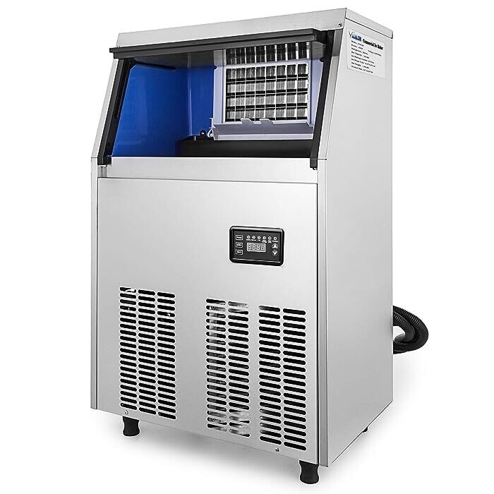 Commercial Ice Maker Machine, Multiple Capacity Options, Efficient Ice Production