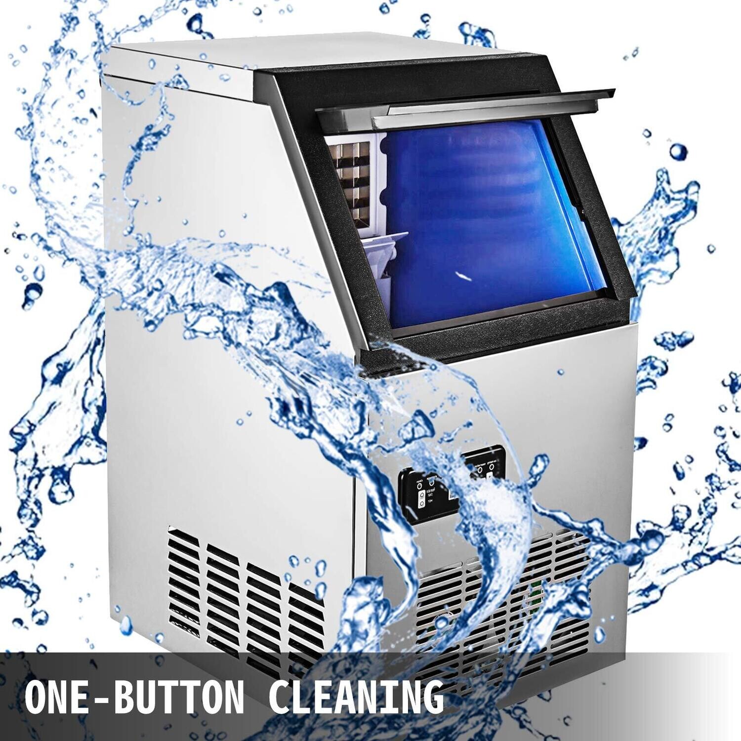 Commercial Ice Maker Machine, Multiple Capacity Options, Efficient Ice Production