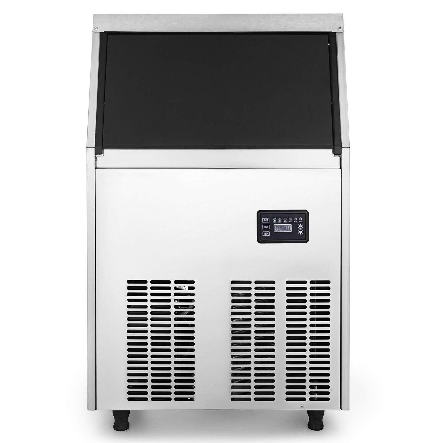 Commercial Ice Maker Machine, Multiple Capacity Options, Efficient Ice Production