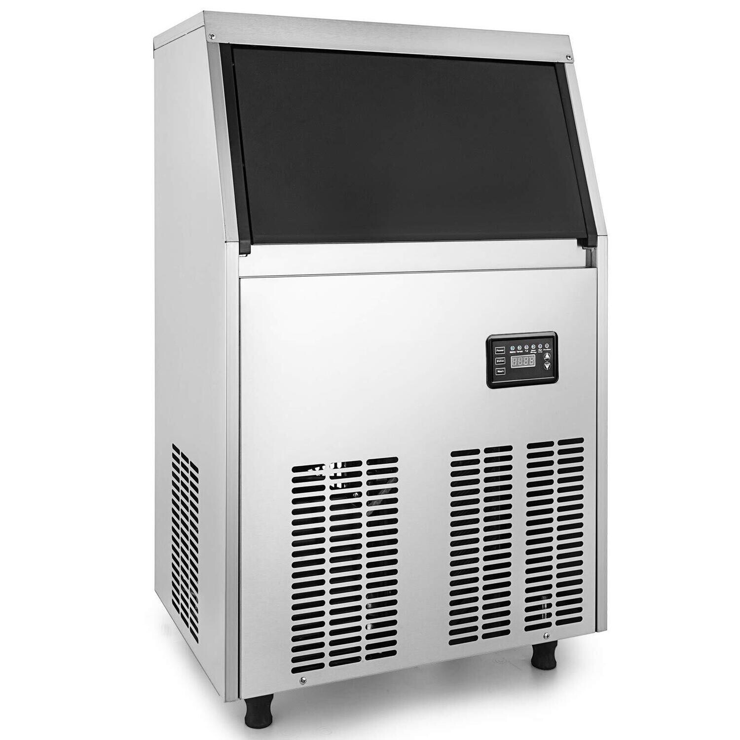 Commercial Ice Maker Machine, Multiple Capacity Options, Efficient Ice Production