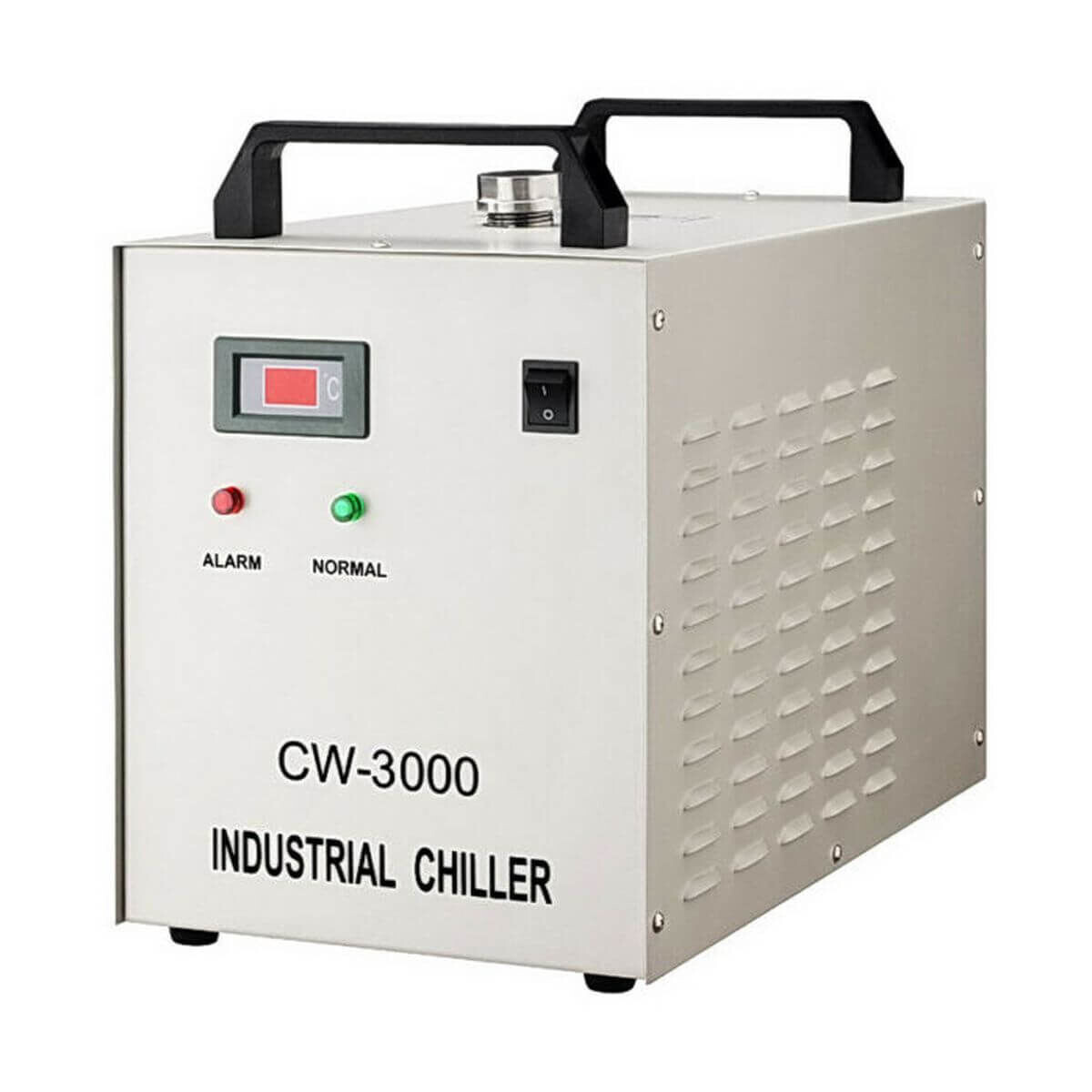 9L Tank Water Chiller CW-3000DG - Thermolysis Industrial Water Cooling Chiller for 60W and 80W CO2 Glass Laser Tube Applications, Efficient Temperature Control
