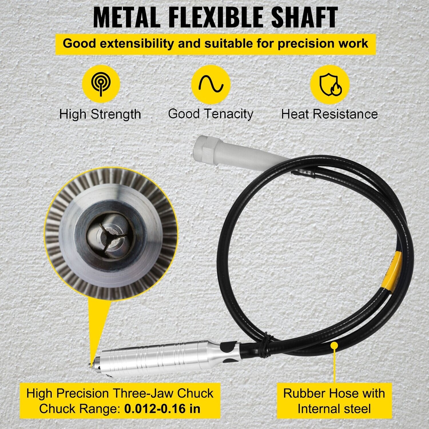Hanging Flexshaft Mill 230W with 4mm Flex Shaft for Engraving, Jewelry Design, and Repair Tools