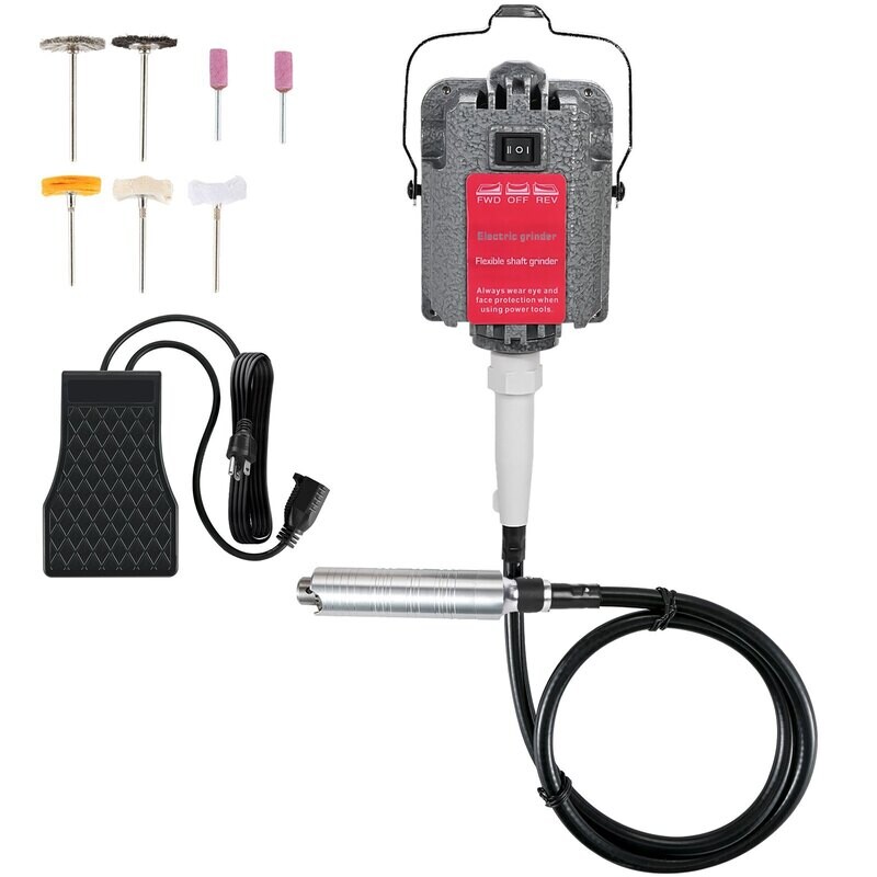 Hanging Flexshaft Mill 230W with 4mm Flex Shaft for Engraving, Jewelry Design, and Repair Tools