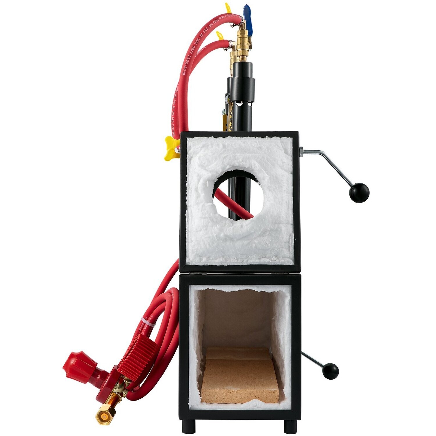 Portable Dual Gas Propane Forge Furnace Burners Metal Tool Making