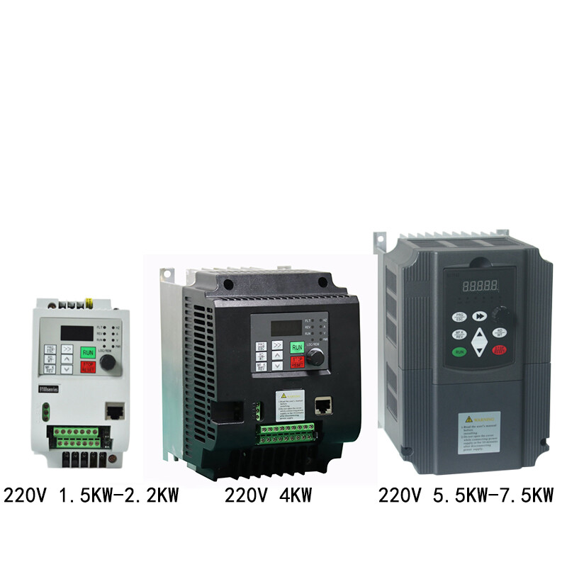 Adjustable Speed Drive - 220V Single Phase Input to 3 Phase Output Frequency Converter, VFD for Precise Motor Control and Enhanced Efficiency in Various Applications