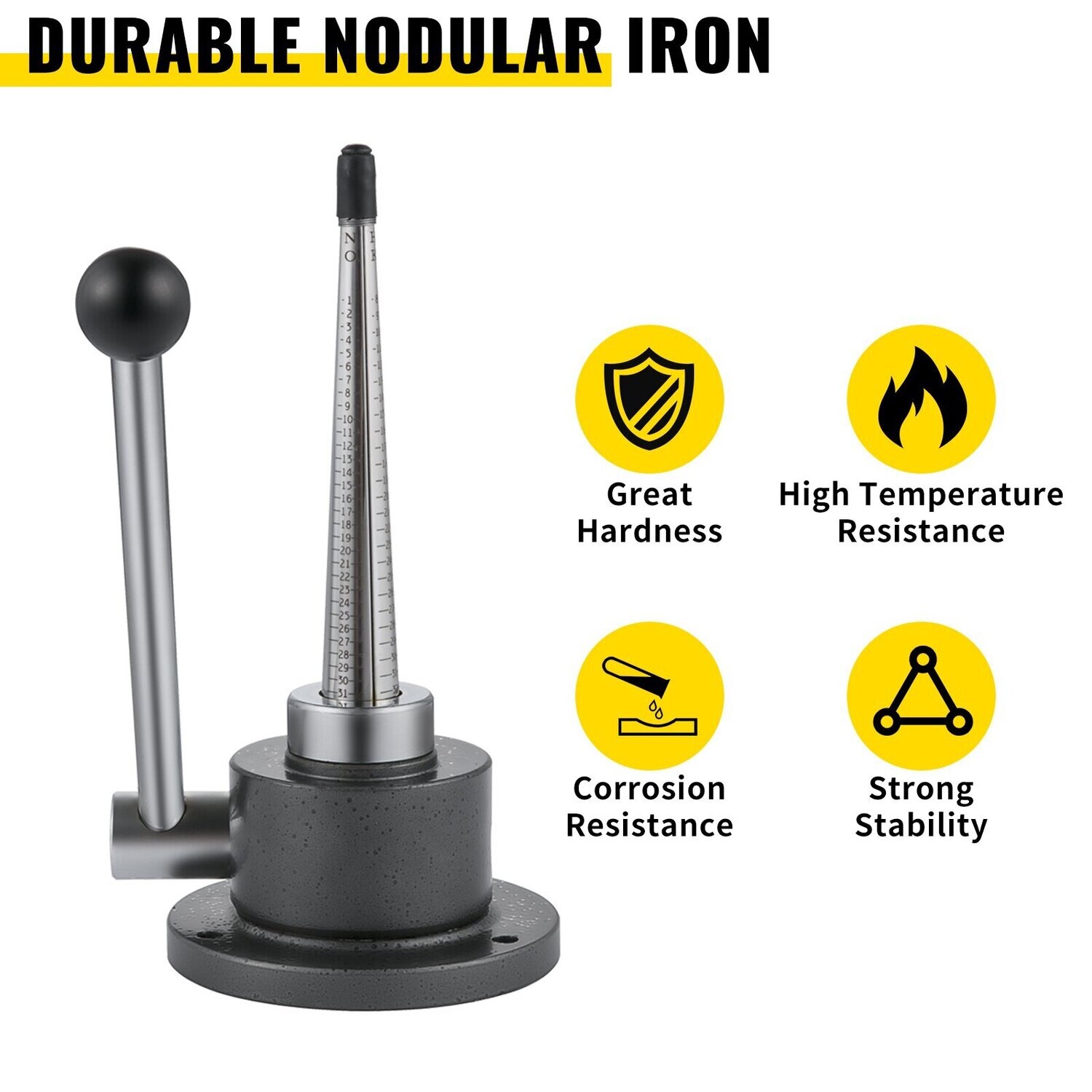 Coin, Iron &amp; Ring Nodular Stretcher, U.S. Sizes 1-14, Ring Stretcher Tool for Jewelry Repair and Store Use