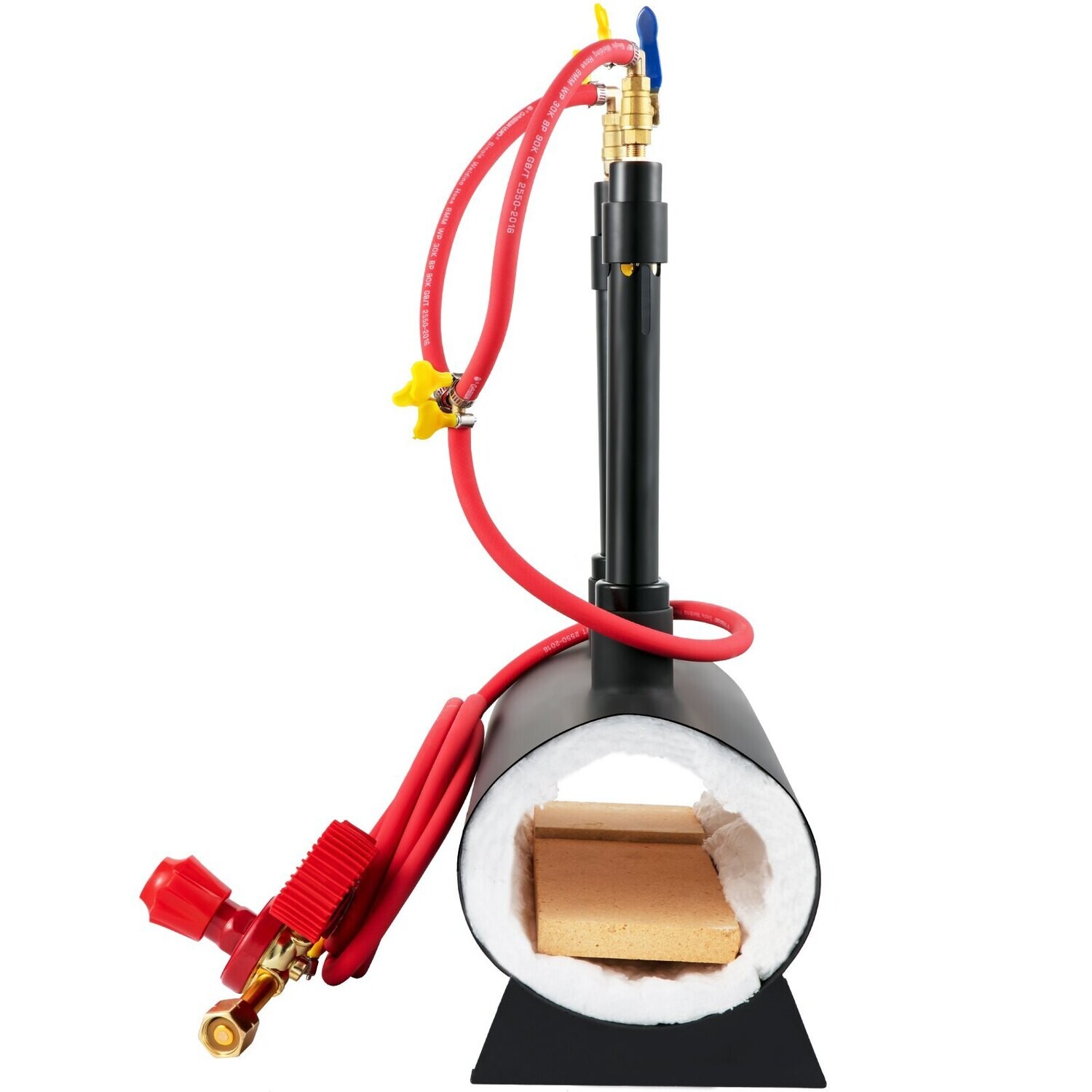 Portable Dual Gas Propane Forge Furnace Burners Metal Tool Making [ROUND]