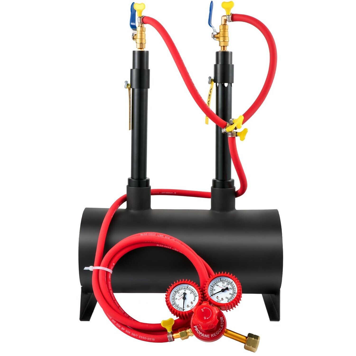 Portable Dual Gas Propane Forge Furnace Burners Metal Tool Making [ROUND]