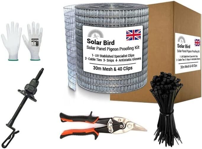Solar Panel Wire Mesh Critter Guard Kit