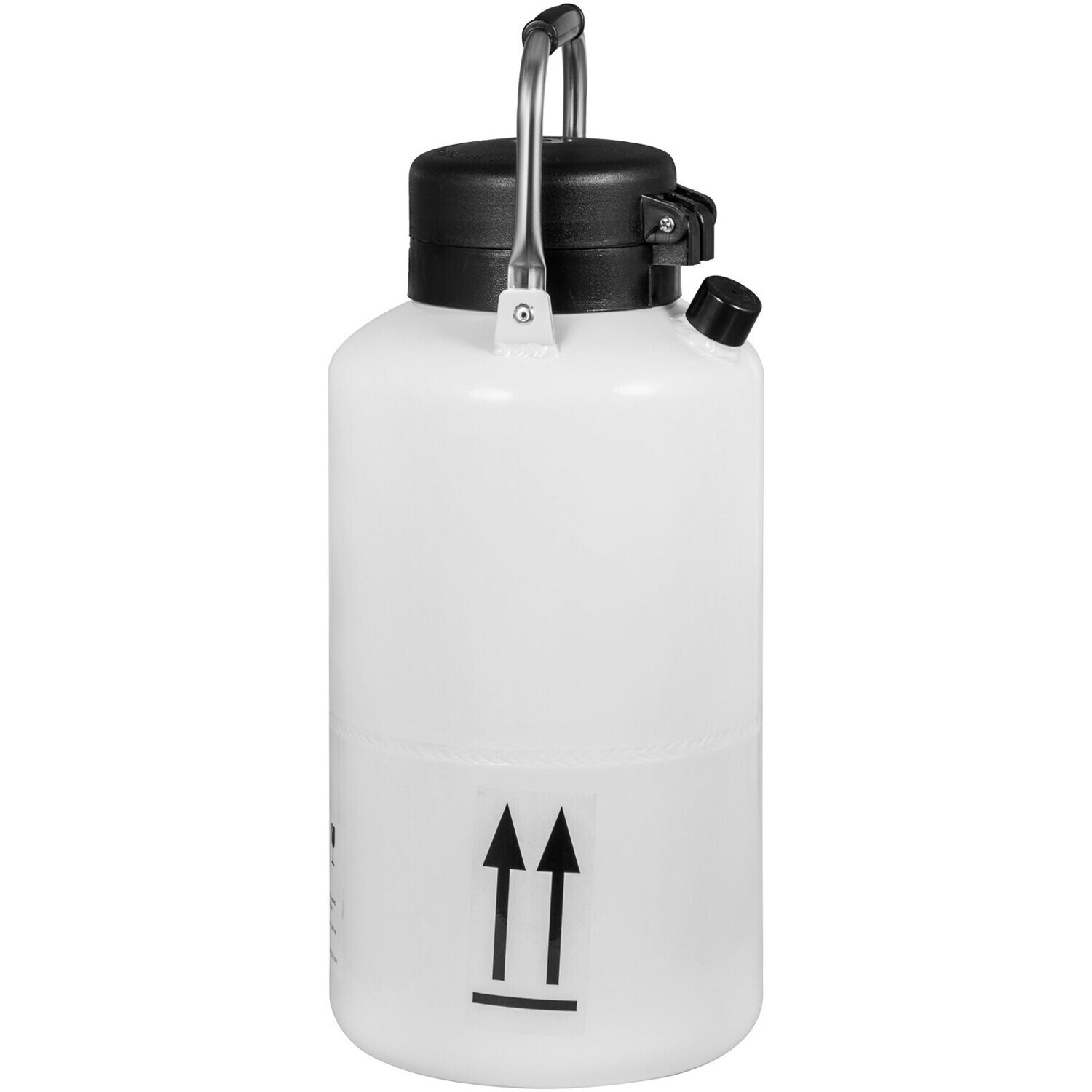 3L Liquid Nitrogen Container - Cryogenic Tank with 6 Canisters for LN2 Storage - Durable Dewar with Straps for Laboratory Use and Cryogenic Applications