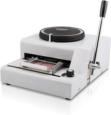 Manual 72-Character Card Embossing Machine